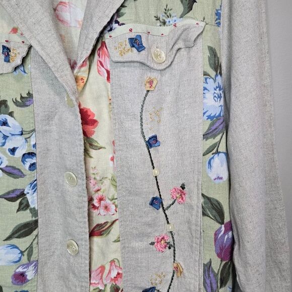 White Stag Floral Women's Jacket - Picture 3 of 7